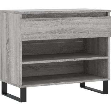 vidaXL-Schoenenkast-70x36x60-cm-bewerkt-hout-sonoma-grijs