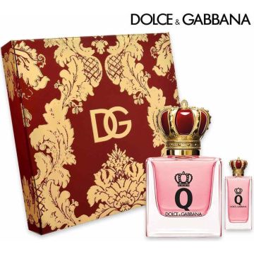 Dolce &amp; Gabbana Q Giftset - 50 ml eau de parfum spray + 5 ml eau de parfum spray - cadeauset voor dames