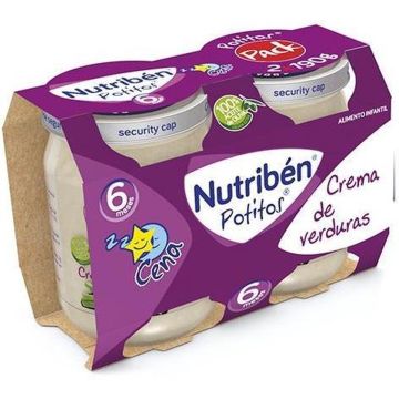 Nutriben Nutriba(c)n Potito Cena Bipack Crema De Verduras 2x 190g