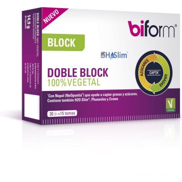 Biform Doble Block 100 Vegetal 30 Vcaps