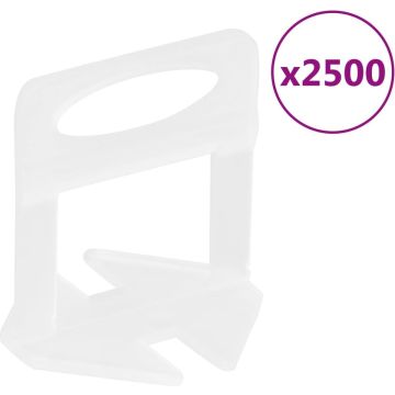 vidaXL-Nivelleerklemmen-voor-tegels-2500-st-1,5-mm