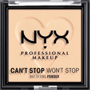 NYX Professional Makeup Can't Stop Won't Stop Mattifying Powder - Light