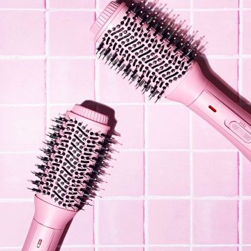 Mermade Blow Dry Brush - Föhnborstel - 2 in 1 Warmteborstel - Twee warmtestanden - 1200W Pink