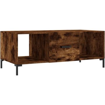 vidaXL-Salontafel-102x50x40-cm-bewerkt-hout-gerookt-eikenkleurig