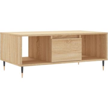 vidaXL-Salontafel-90x50x36,5-cm-bewerkt-hout-sonoma-eikenkleurig