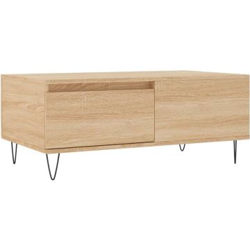 vidaXL-Salontafel-90x50x36,5-cm-bewerkt-hout-sonoma-eikenkleurig