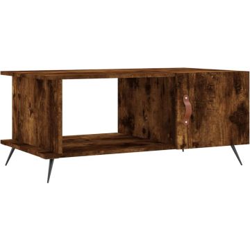 vidaXL-Salontafel-90x50x40-cm-bewerkt-hout-gerookt-eikenkleurig