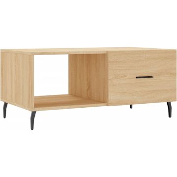 vidaXL-Salontafel-90x50x40-cm-bewerkt-hout-sonoma-eikenkleurig