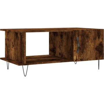 vidaXL-Salontafel-90x50x40-cm-bewerkt-hout-gerookt-eikenkleurig