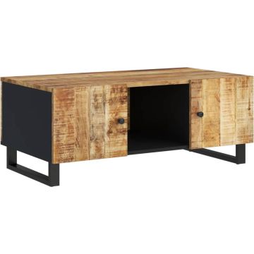 vidaXL-Salontafel-100x54x40-cm-massief-mangohout-en-bewerkt-hout