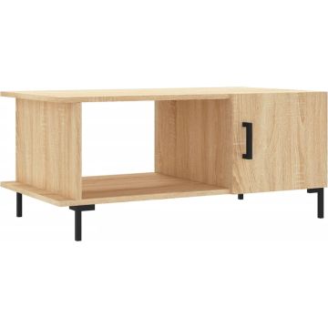 vidaXL-Salontafel-90x50x40-cm-bewerkt-hout-sonoma-eikenkleurig