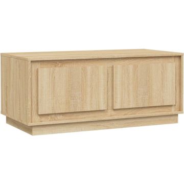 vidaXL-Salontafel-102x50x44-cm-bewerkt-hout-sonoma-eikenkleurig