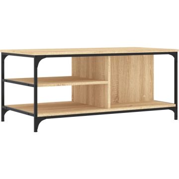 vidaXL-Salontafel-100x50x45-cm-bewerkt-hout-sonoma-eikenkleurig