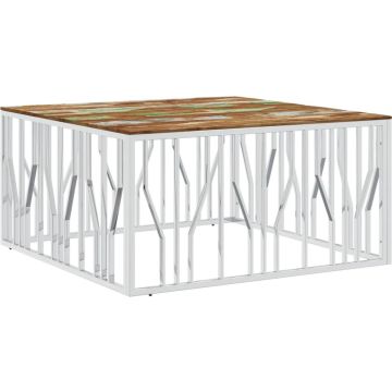 vidaXL-Salontafel-roestvrij-staal-en-massief-gerecycled-hout-zilver