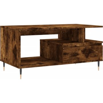 vidaXL-Salontafel-90x49x45-cm-bewerkt-hout-gerookt-eikenkleurig