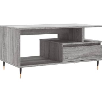 vidaXL-Salontafel-90x49x45-cm-bewerkt-hout-grijs-sonoma