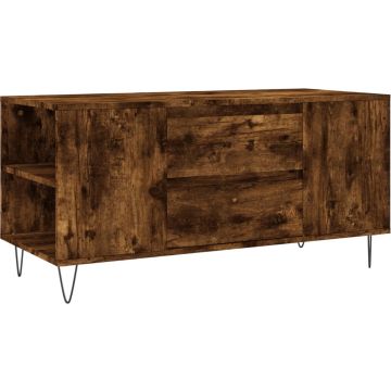 vidaXL-Salontafel-102x44,5x50-cm-bewerkt-hout-gerookt-eikenkleurig