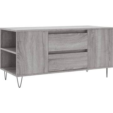 vidaXL-Salontafel-102x44,5x50-cm-bewerkt-hout-grijs-sonoma-eikenkleur