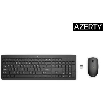 HP 650 - Draadloos Toetsenbord en Muis Combinatie - Azerty - Zwart