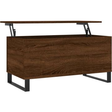 vidaXL-Salontafel-90x44,5x45-cm-bewerkt-hout-bruin-eikenkleur