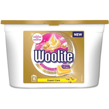 Woolite Expert Care Wasmiddel - 18 capsules