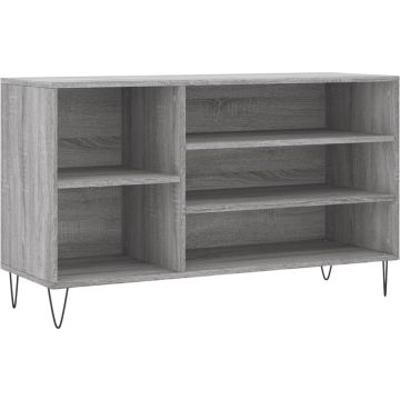 vidaXL-Schoenenkast-102x36x60-cm-bewerkt-hout-sonoma-grijs