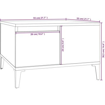 vidaXL-Salontafel-55x55x36,5-cm-bewerkt-hout-zwart