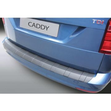 RGM ABS Achterbumper beschermlijst passend voor Volkswagen Caddy/Maxi 2015- 'Ribs'