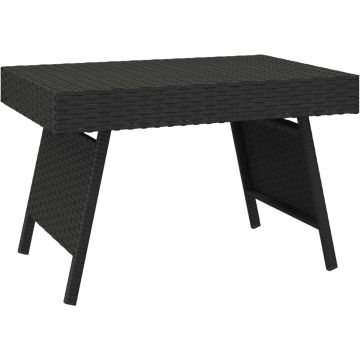 vidaXL-Bijzettafel-inklapbaar-60x40x38-cm-poly-rattan-zwart