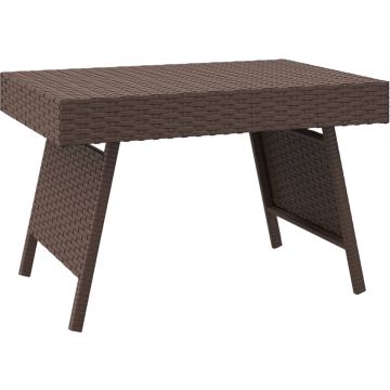 vidaXL-Bijzettafel-inklapbaar-60x40x38-cm-poly-rattan-bruin