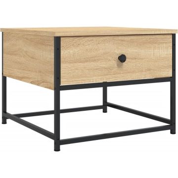 vidaXL-Salontafel-51x51x40-cm-bewerkt-hout-sonoma-eikenkleurig