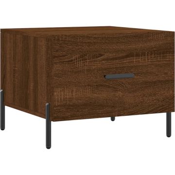 vidaXL-Salontafel-50x50x40-cm-bewerkt-hout-bruin-eikenkleur