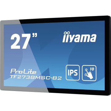 iiyama ProLite TF2738MSC-B2 computer monitor 68,6 cm (27) 1920 x 1080 Pixels Full HD LED Touchscreen Multi-gebruiker Zwart