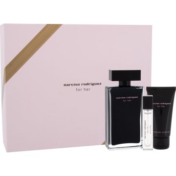 Narciso Rodriguez - Narciso Rodriguez For Her Giftset Edt 100 Ml, Body Lotion 50 Ml A Miniature Edt 10 Ml -