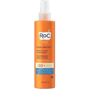 Zon Protector Spray Roc Hydraterend SPF 50 (200 ml)