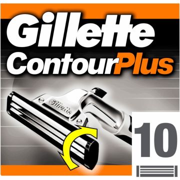 Gillette Contour Plus - 10 stuks - Wegwerpscheermesjes