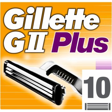 Gillette GII Plus Wegwerpscheermesjes Mannen - 10 stuks