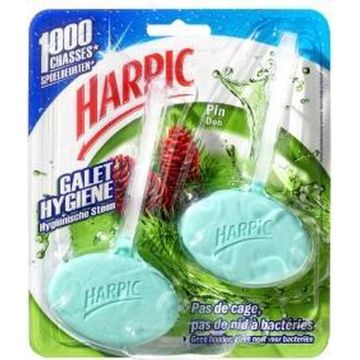 Harpic - Nature Fresh - Den &amp; Rozemarijn - Toiletblok - 2 blokjes