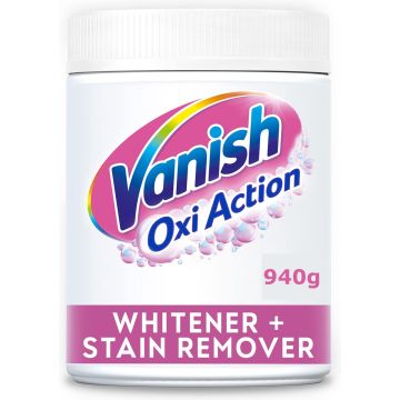 Vanish - Oxi Action - Witte Was Vlekverwijderaar - Poeder - 940gram