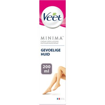 Veet - Minima Ontharingscrème - Gevoelige Huid - 200 ml