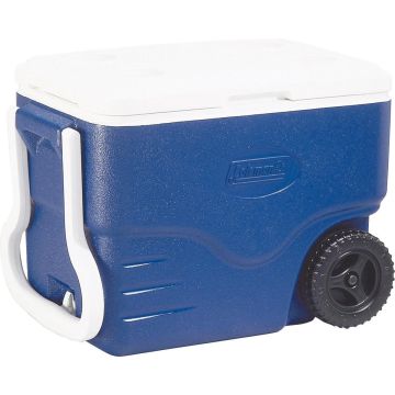 Coleman 40QT Performance Koelbox - Wielen - 37,5 Liter - Blauw