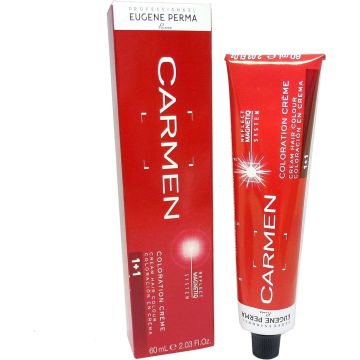 Eugene Perma Carmen Ultime Permanente Kleuring Crème Haarkleur 60ml - 01 black