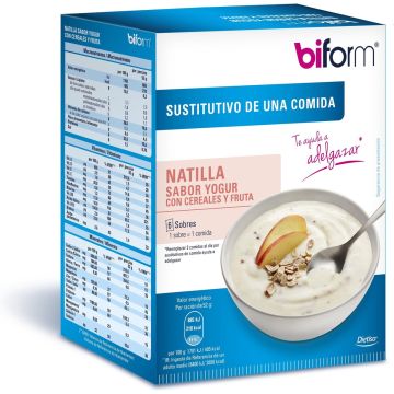 Biform Natillas Yogur Cereales 6 Sobres