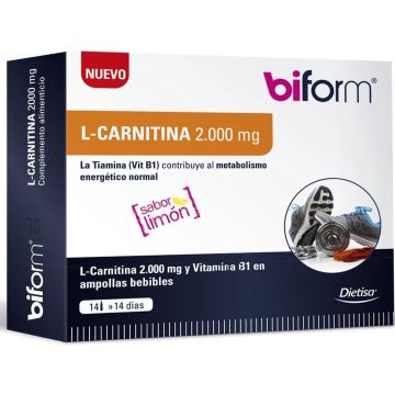 Nutricosmetics - Biform L Carnitina 2000 Mg 14 Viales X 10ml