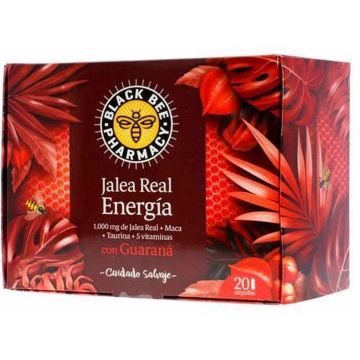 Black Bee Energia Jalea Real Con Guarana 20 Ampollas