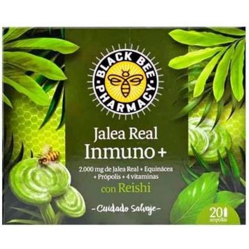 Black Bee Inmuno Jalea Real Con Reishi 20 Ampollas