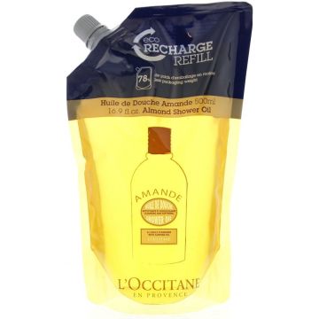 Douchemiddel - L'Occitane en Provence - Doucheolie Amandel Eco-Refill 500ml