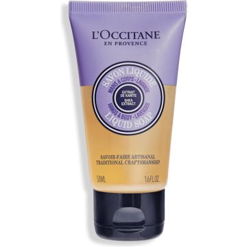 L'occitane Shea Lavender Hands &amp; Body Liquid Soap Douchegel 50 ml