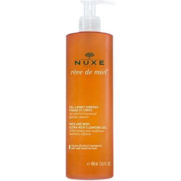 Nuxe Rêve de Miel Face and Body Ultra-Rich Reinigingsgel - 400 ml