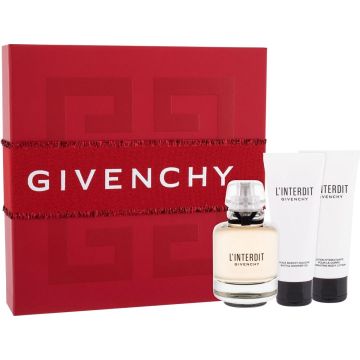 Givenchy L'Interdit 80ml Edp + Bodylotion + Showergel Geschenkset